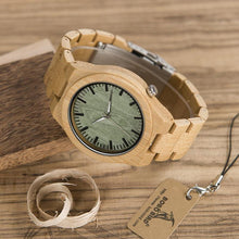 BOBO Green Wood Dial