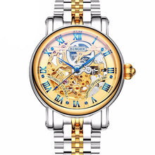 Switzerland Luxury Gold Self-Wind Skeleton Watch - Bachelor Hut