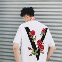 Floral V T-Shirt