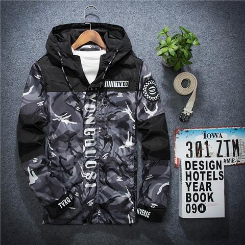 Camo Windbreaker