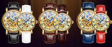 Switzerland Luxury Gold Self-Wind Skeleton Watch - Bachelor Hut