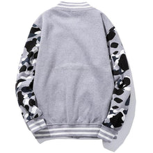 Camo Baseball Sweater