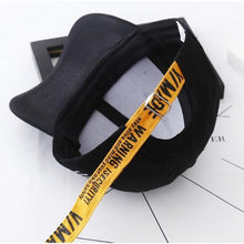 Caution tape hat