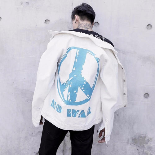 No War Denim Jacket