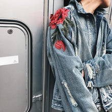 Floral Denim Jacket