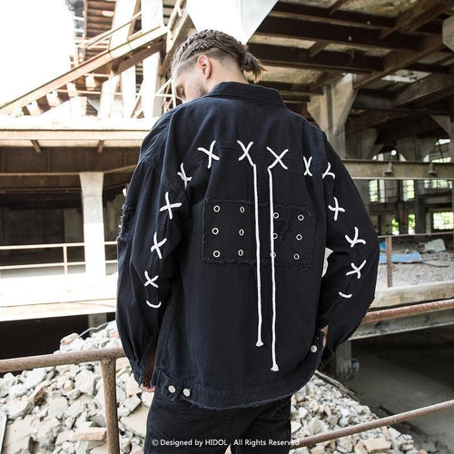 Knotted Denim Jacket