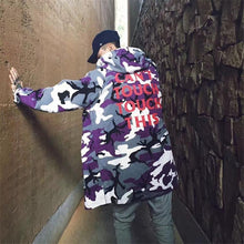 Purple Camo Trench