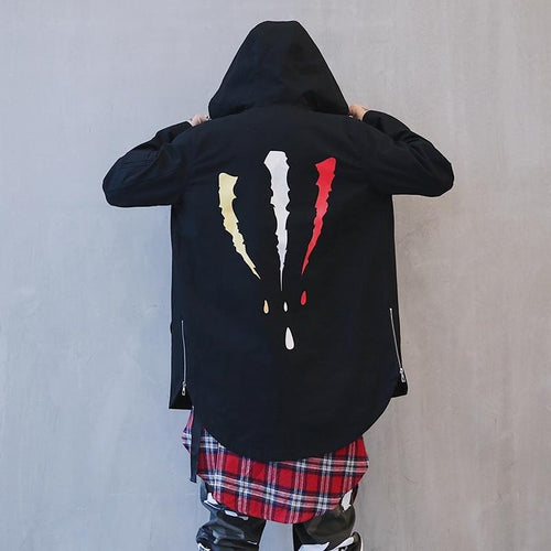 Trinity vertically clawed hoodie
