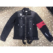 Destroyed Denim Patch Jacket V2