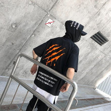 Clawed scripture t-shirt