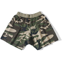 Drawstring Dark Camo Shorts