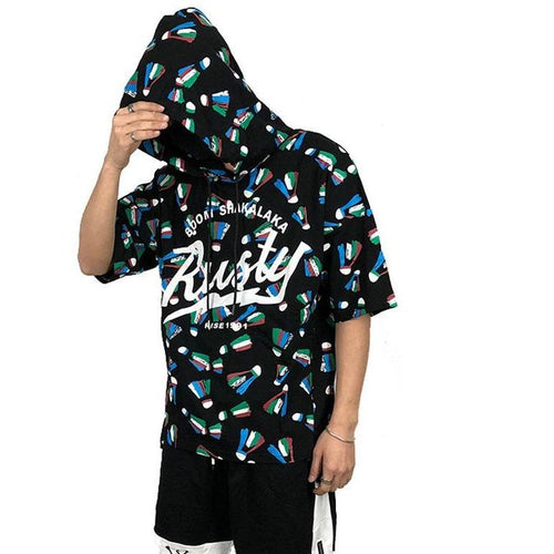 Rusty hooded t-shirt