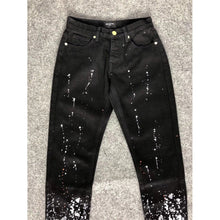 Dark splash denim