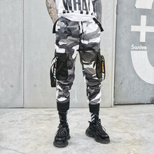 Strapped camo pants