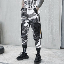 Strapped camo pants