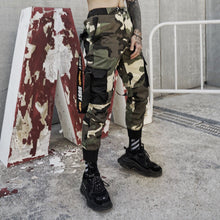 Strapped camo pants