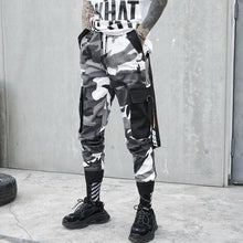 Strapped camo pants