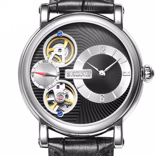 Quad Dial Quartz Automatic Mechanical Watch